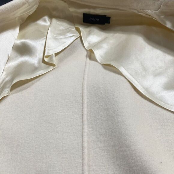 Joseph Double Face Cashmere Wool Blend Cenda Full Length Long Coat Open Front XL - Picture 12 of 16